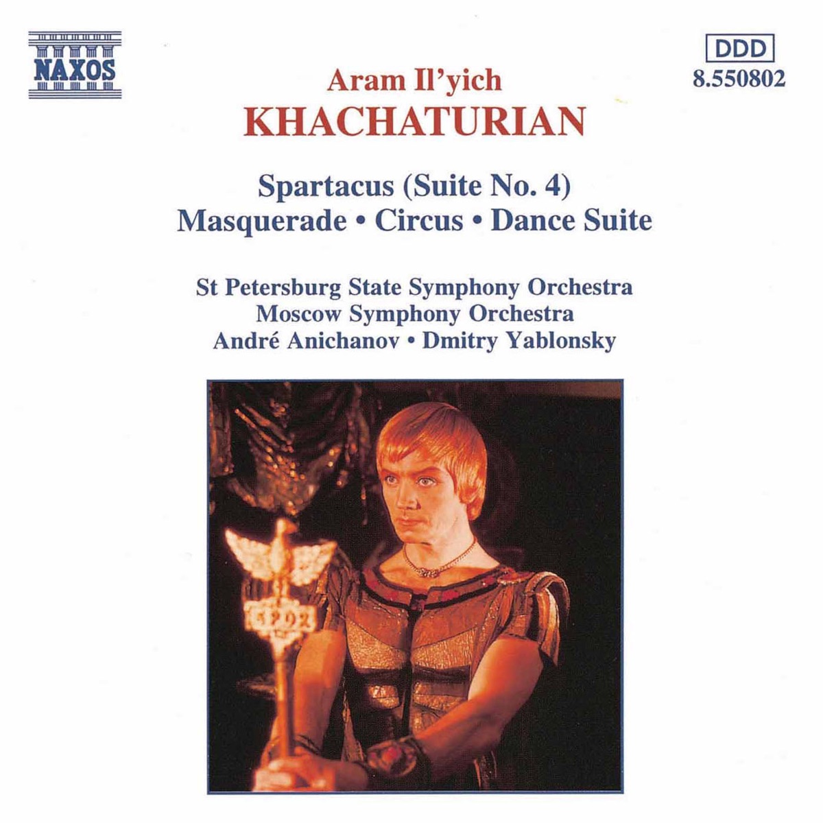 Khachaturian, A.I.: Spartacus, Suite No. 4 - Masquerade - Circus by St. Petersburg State Symphony Orchestra & Moscow Symphony Orchestra album cover