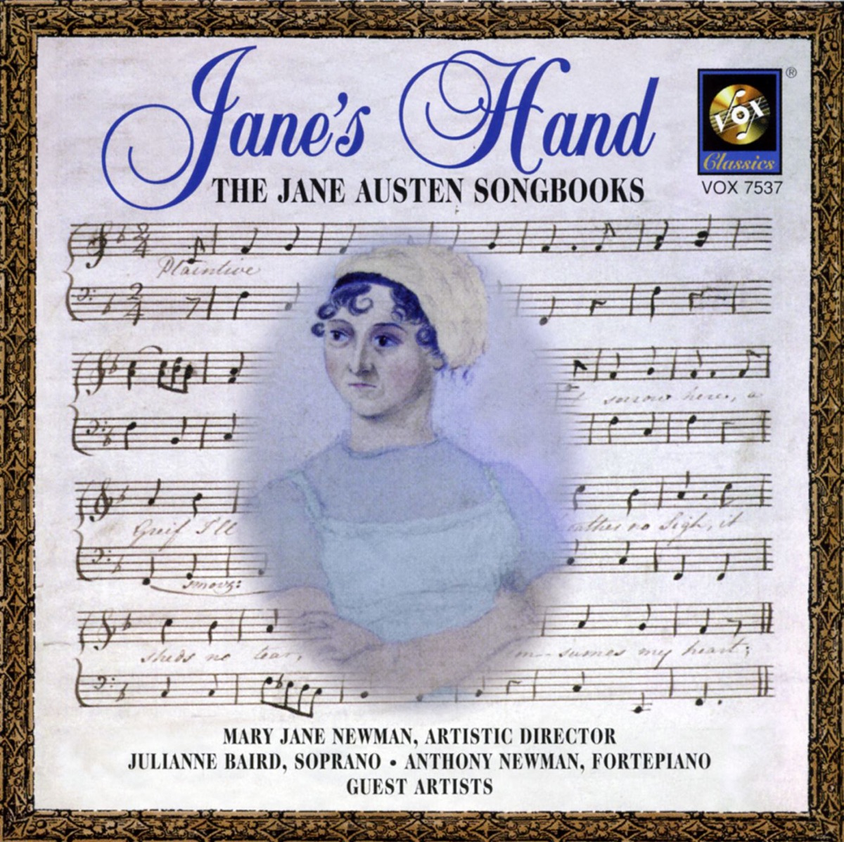 Jane's Hand: The Jane Austin Songbooks by Julianne Baird album cover
