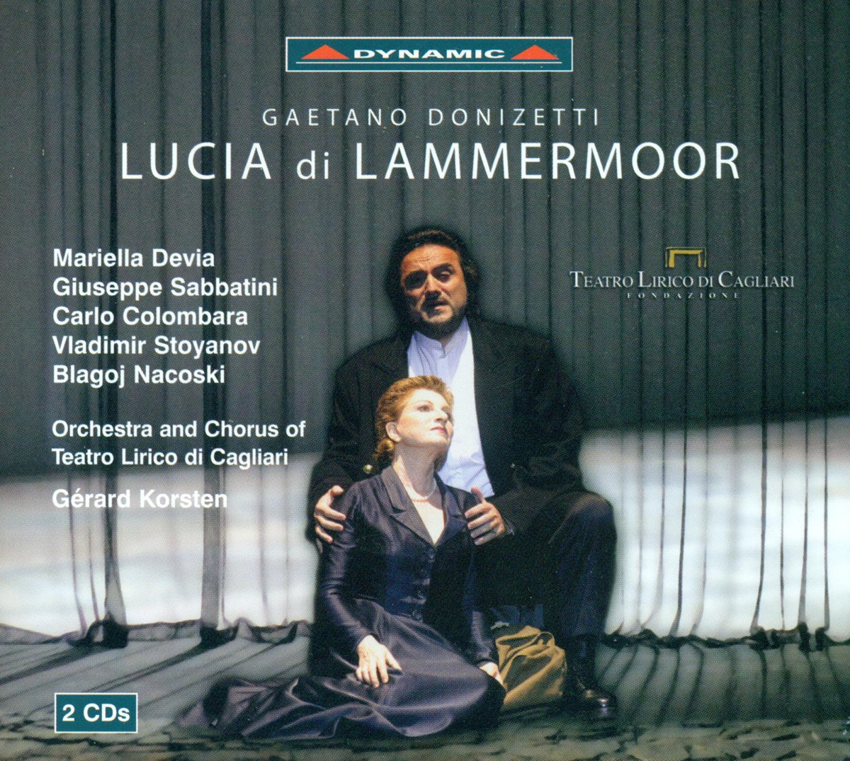Donizetti: Lucia Di Lammermoor by Carlo Colombara, Giuseppe Sabbatini, Cagliari Teatro Lirico Orchestra & Cagliari Teatro Lirico Chorus album cover