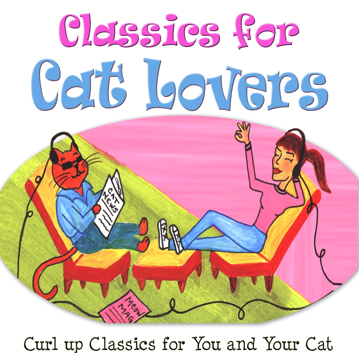 Classics for Cat Lovers by Dubravka Tomšič, The Ljubljana Symphony Orchestra, Philharmonic Orchester Volograd, American Philharmonic Orchestra, Andrew Schenck, Edward Serov, Berry Faldner, Marko Munih & Anton Nanut album cover