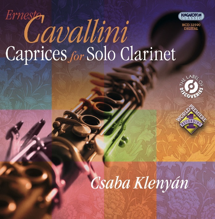 Cavallini: 22 Caprices for Solo Clarinet by Csaba Klenyán album cover