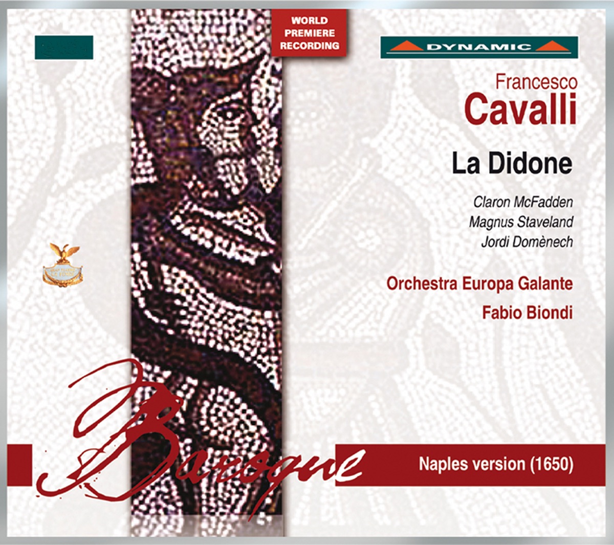 Cavalli: Didone by Claron McFadden, Roberto Abbondanza, Isabel Alvarez, Jordi Domenech, Fabio Biondi, Manuela Custer, Marina de Liso, Europa Galante, Filippo Morace, Donatella Lombardi, Magnus Staveland, Maria Grazia Schiavo, Antonio Lozano & Gian Luca Zoccatelli album cover