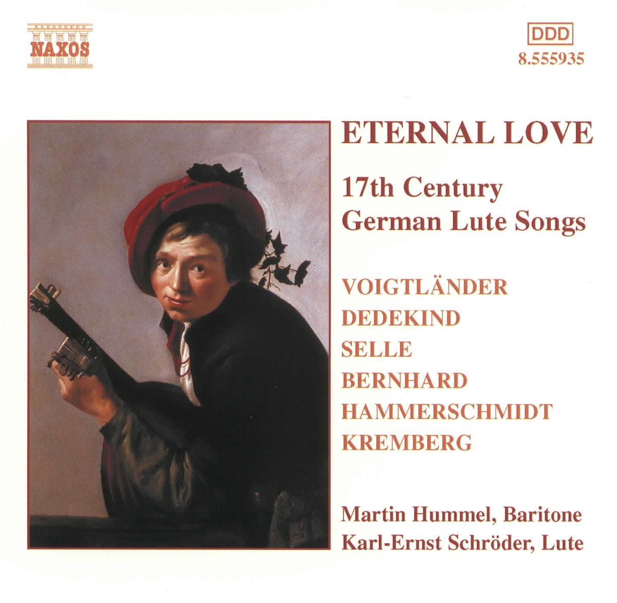 German Lute Songs by Martin Hummel & Karl-Ernst Schroder album cover