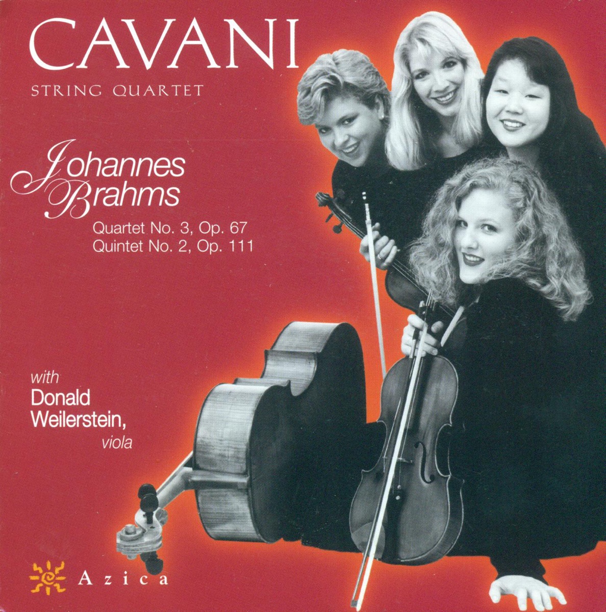 Brahms: String Quartet No. 3 & String Quintet No. 2 by Cavani Quartet & Donald Weilerstein album cover