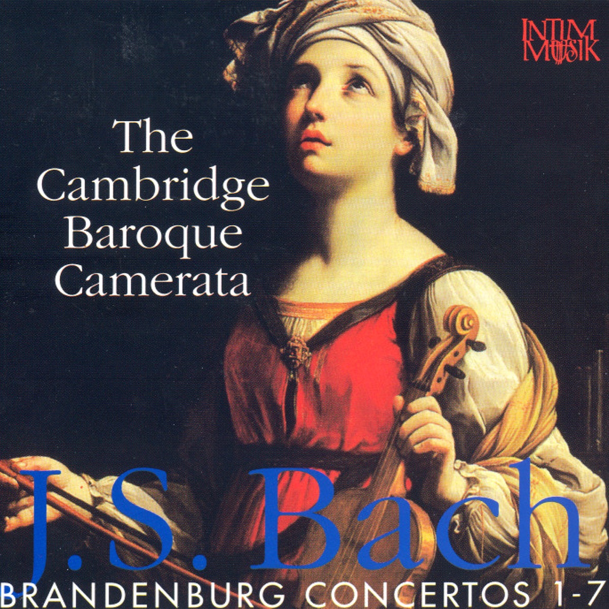 Bach: Brandenburg Concertos Nos. 1-6 by Pal Banda, Marion Margarett Scott, Ian Gammie, Henrietta Wayne, Maya Homburger, Cambridge Baroque Camerata, Ellen O'Dell, Jonathan Hellyer Jones, Rachel Beckett, Judith Tarling, Mark Levy, Emilia Benjamin, Penelope Veryard, Gail Hennessy, Stephen Keavy, Adrian Butterfield, Helen Verney, Emma Skeaping, Marc Cooper, Lisa Cochrane, Jane Downer, Mark Radcliffe, Nathaniel Harrison, Roger Montgomery, Alison Bury, Robert Ashworth & Neil McLaren album cover