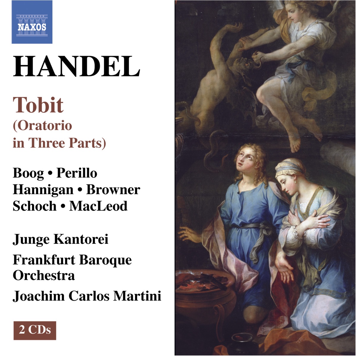 Handel: Tobit by Frankfurt Baroque Orchestra, Joachim Carlos Martini & Junge Kantorei album cover