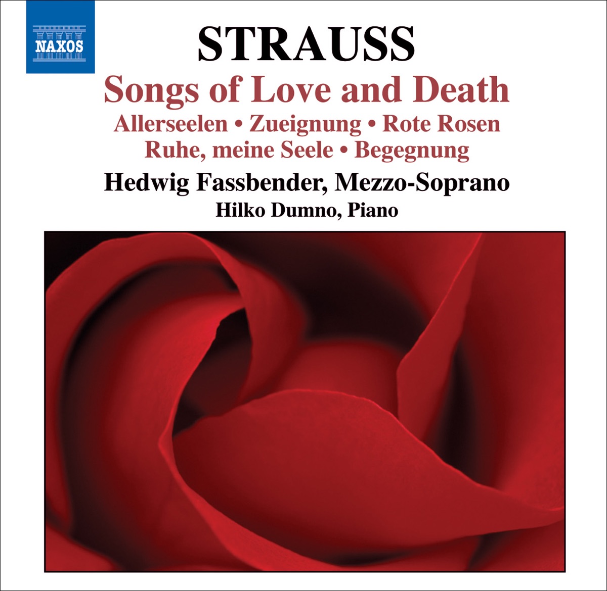Strauss, R: Songs of Love an Death by Hedwig Fassbender & Hilko Dummo album cover
