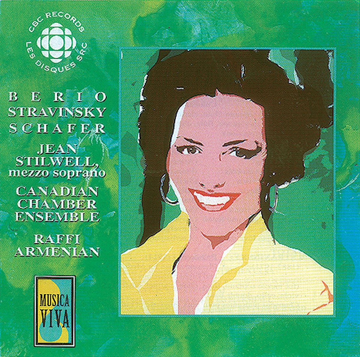 Berio: Folk Songs - Stravinsky: Pribaoutki - Schafer: Minnelieder by Jean Stil Well, Raffi Armenian & Canadian Chamber Ensemble album cover