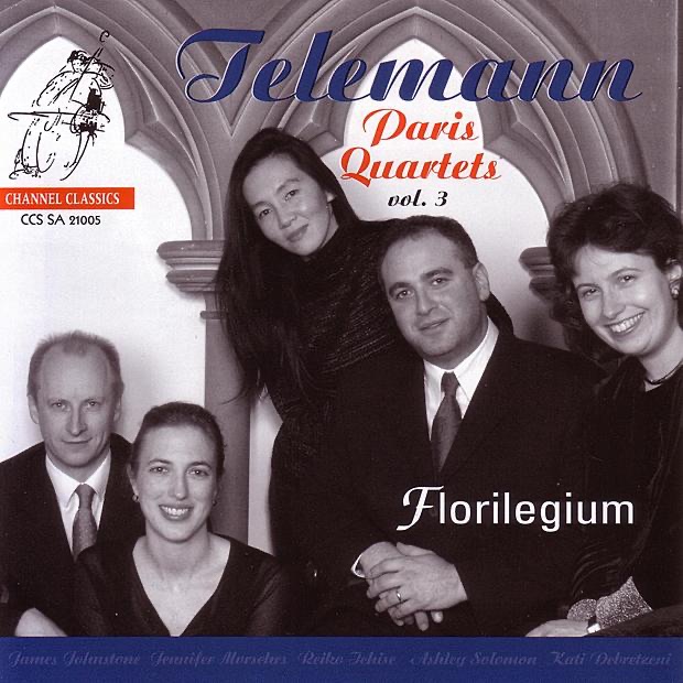 Telemann: Paris Quartets, Vol. 3 by Florilegium album cover