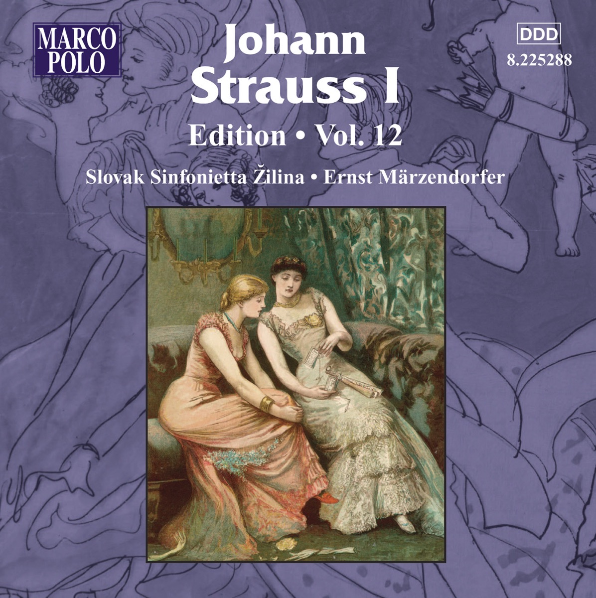 Strauss: Edition - Vol. 12 by Ernst Marzendorfer & Slovak Sinfonietta Zilina album cover