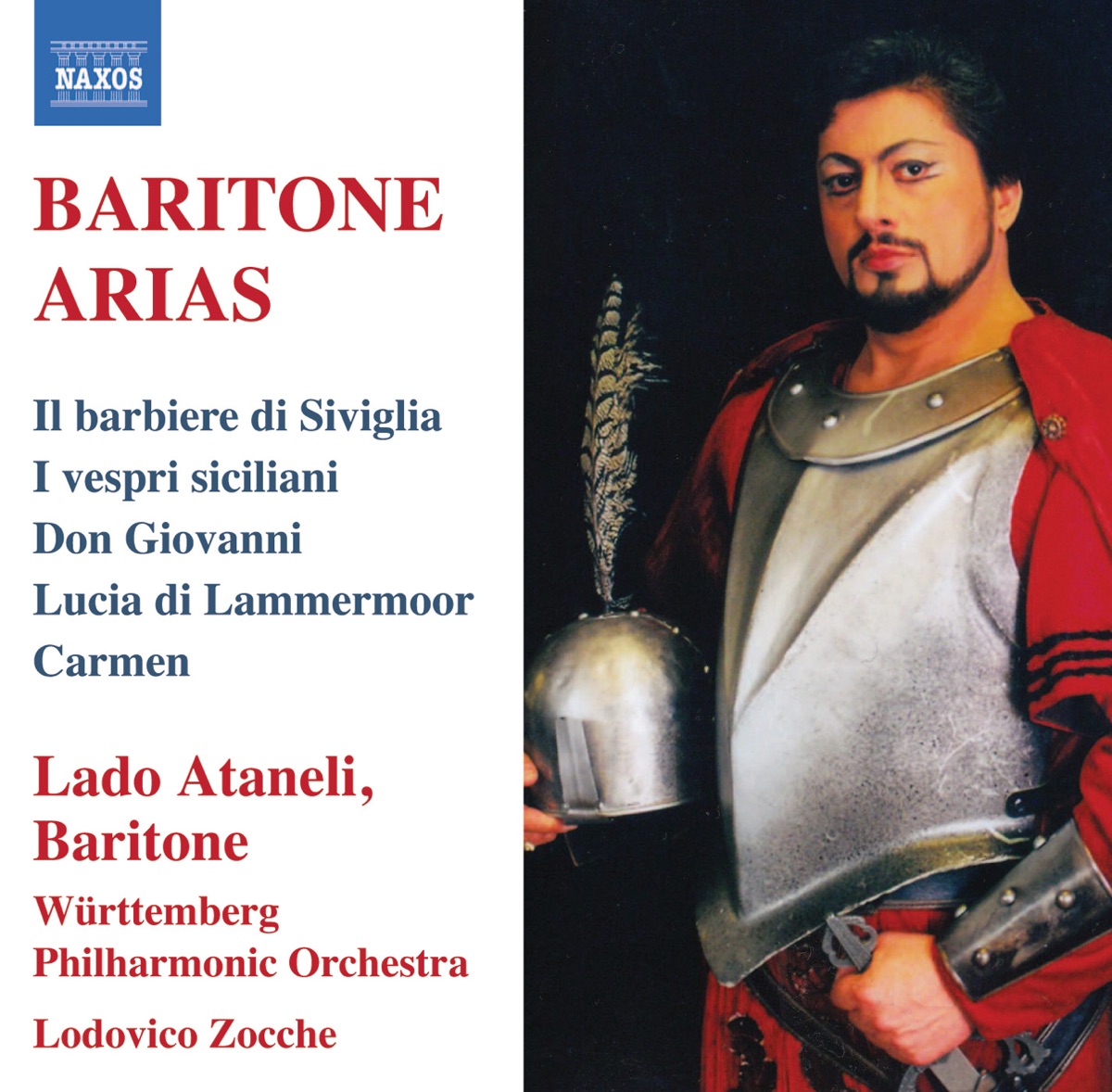 Vocal Recital: Ataneli, Lado - Verdi, G. - Rossini, G. - Mozart, W.A. - Donizetti, G. - Leoncavallo, R. - Massenet, J. - Bizet, G. - Arakishvili, D. by Lado Ataneli, Wurttemberg Philharmonic Orchestra & Lodovico Zocche album cover