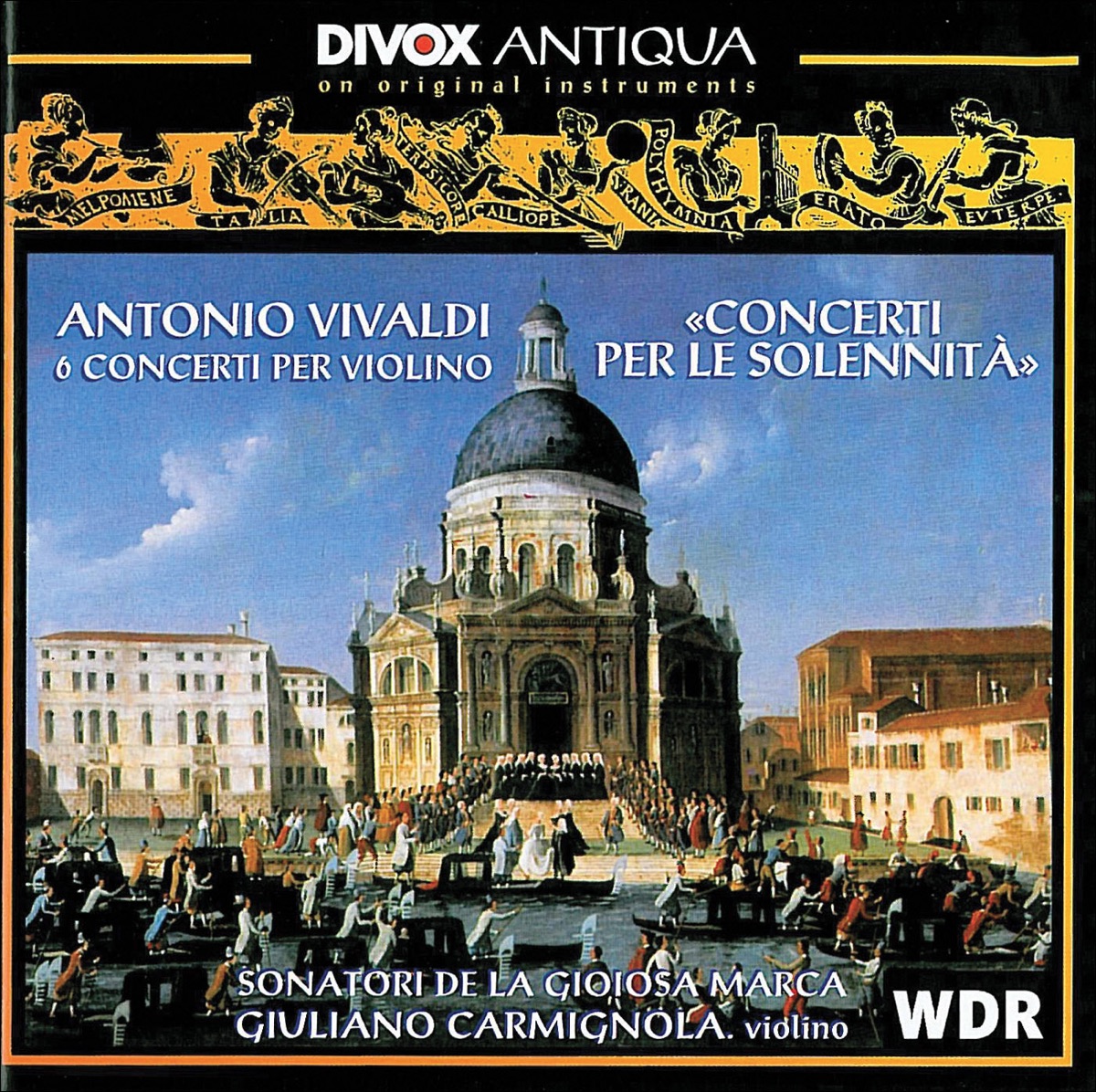Vivaldi: Violin Concertos - Concerto for Strings by Sonatori de la Gioiosa Marca & Giuliano Carmignola album cover