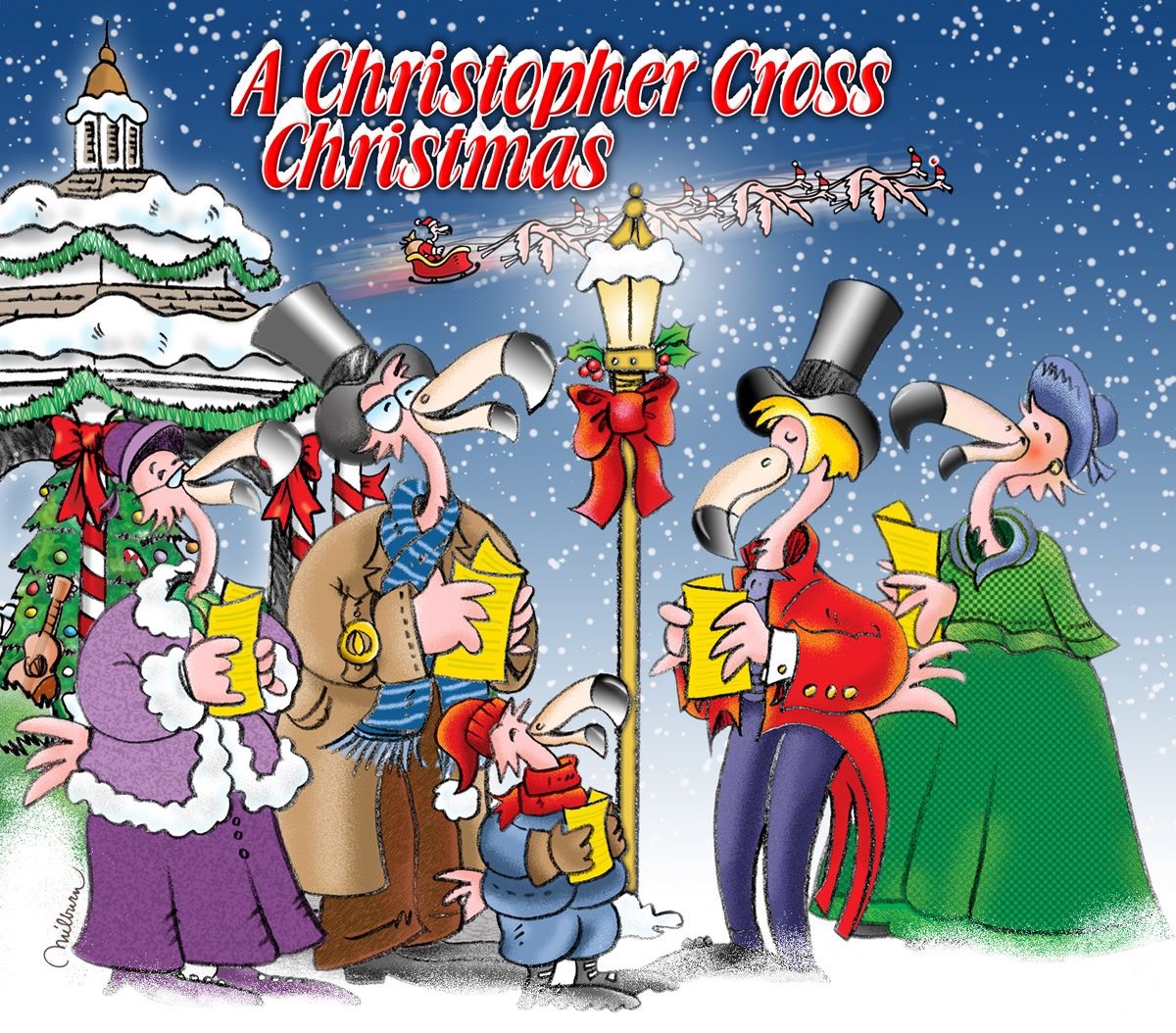 A Christopher Cross Christmas by Christopher Cross album cover