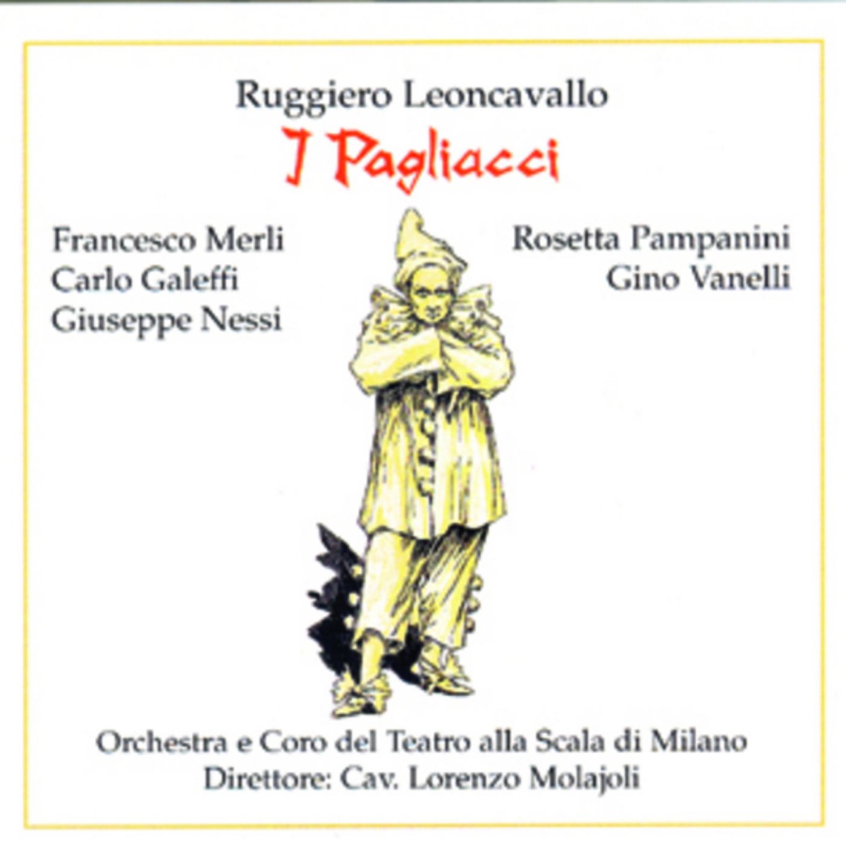 I Pagliacci by Lorenzo Molajoli album cover