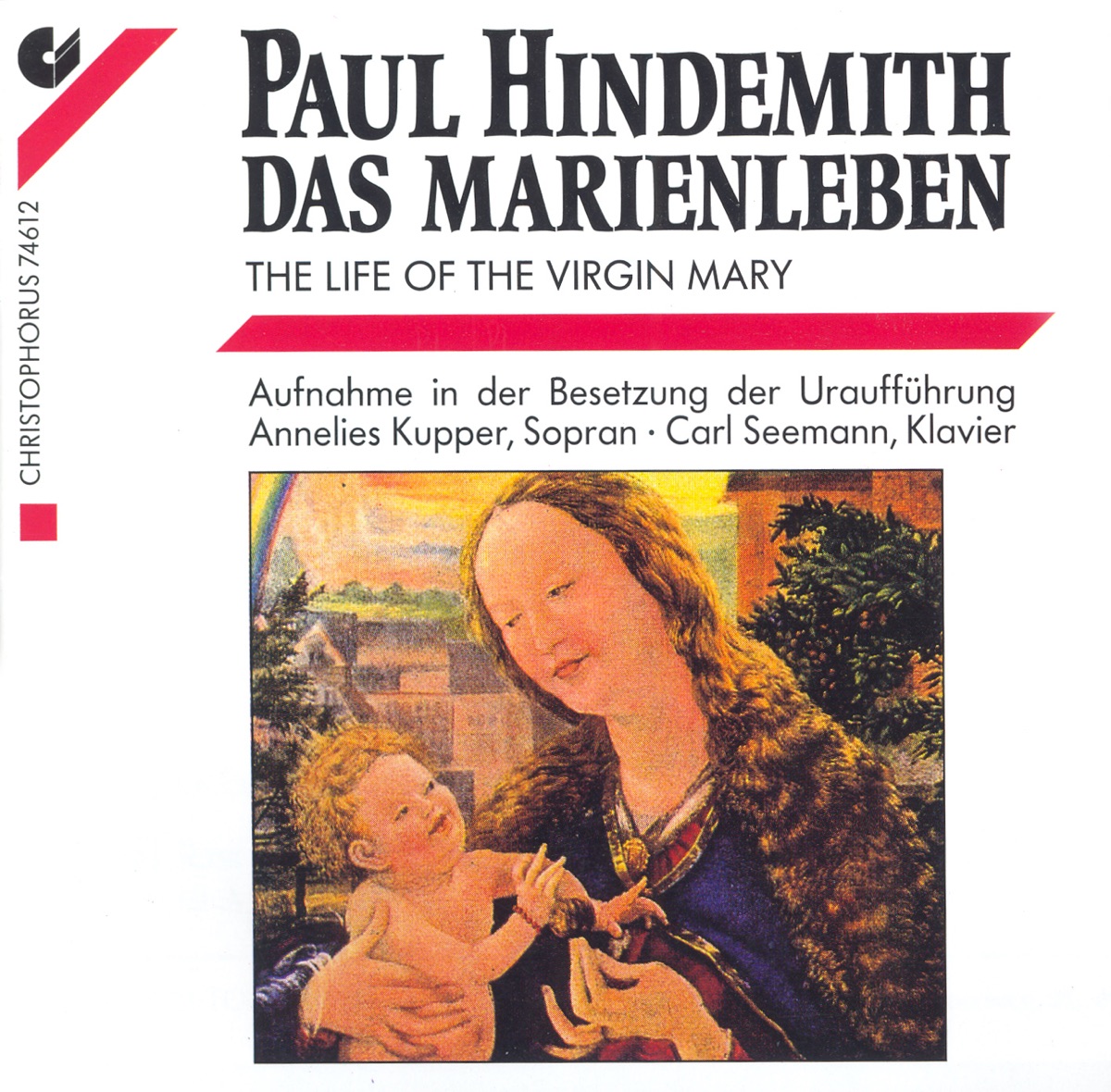 Hindemith: Das Marienleben by Annelies Kupper & Carl Seemann album cover