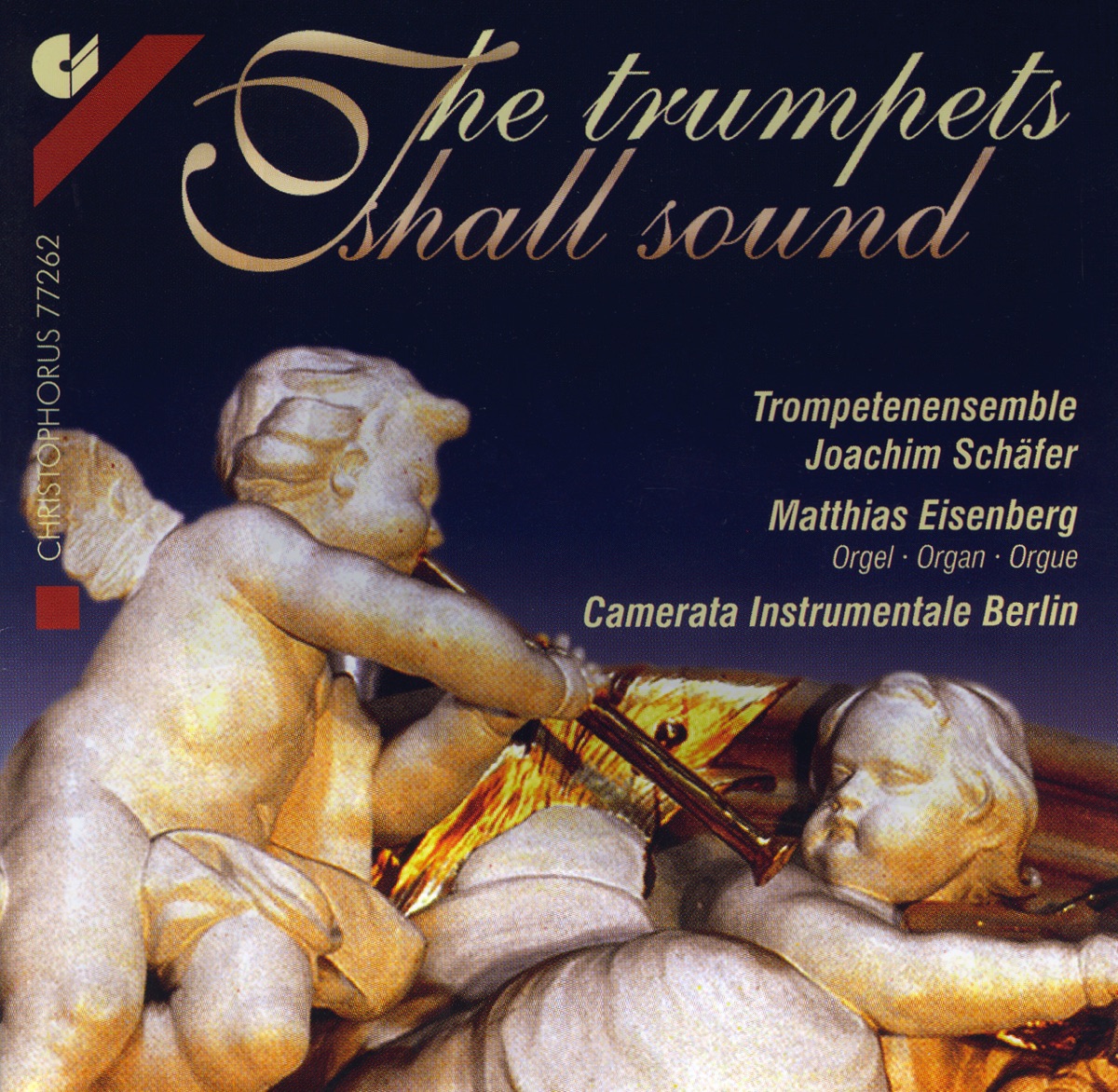 The Trumpets Shall Sound by Joachim Schafer, Anton Popovic & Camerata Instrumentale Berlin album cover