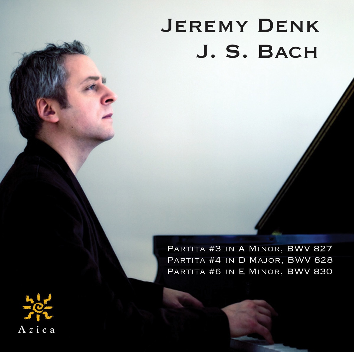 Bach: Partitas Nos. 3, 4 & 6 by Jeremy Denk album cover
