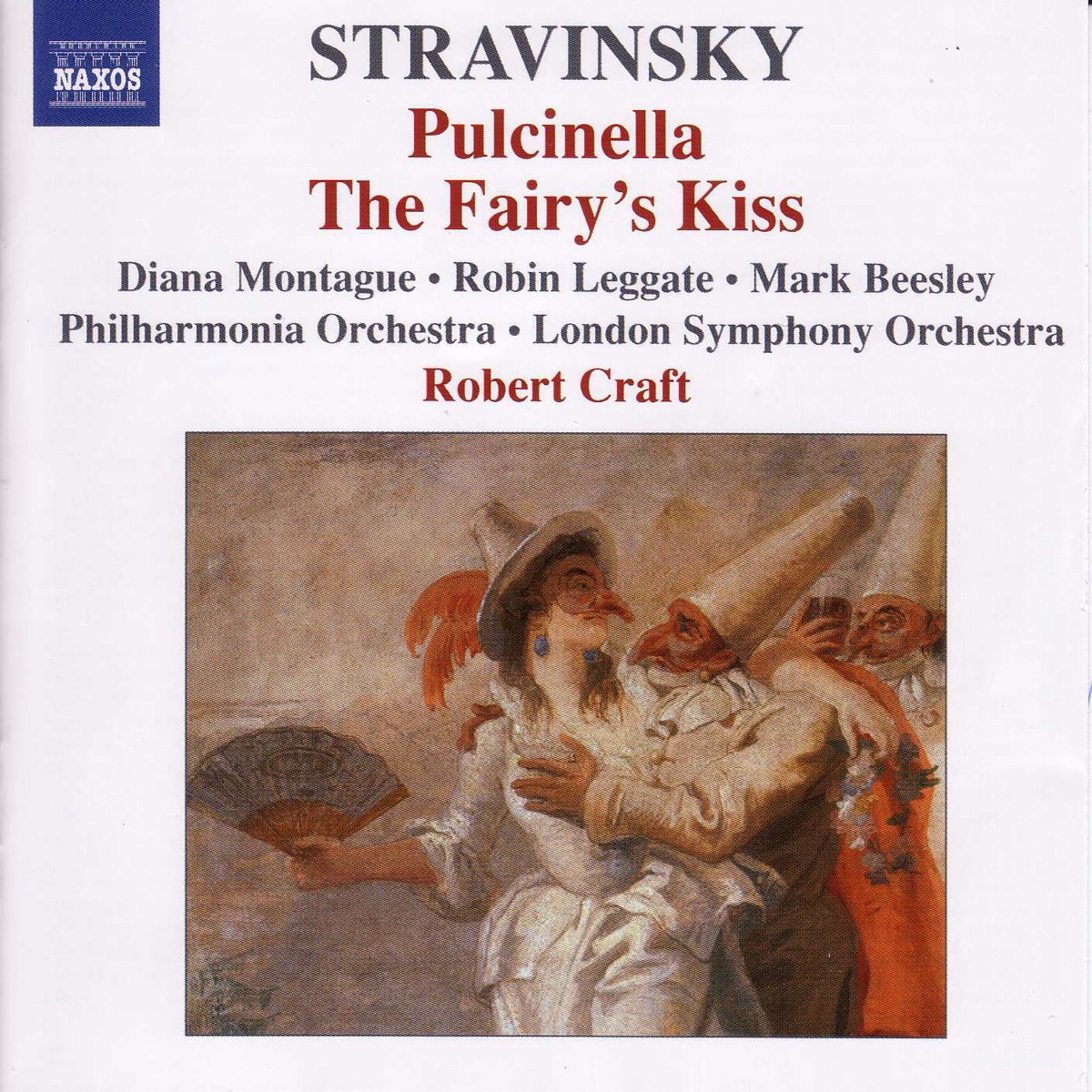 Stravinsky: Pulcinella by Philharmonia Orchestra & Robert Craft album cover
