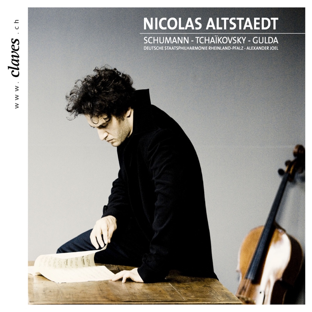 Schumann: Cello Concerto, Op. 129 - Tchaikovsky: Rococo Variations - F. Gulda: Cello Concerto by Nicolas Altstaedt, Rheinland-Pfalz State Philharmonic Orchestra & Alexander Joel album cover