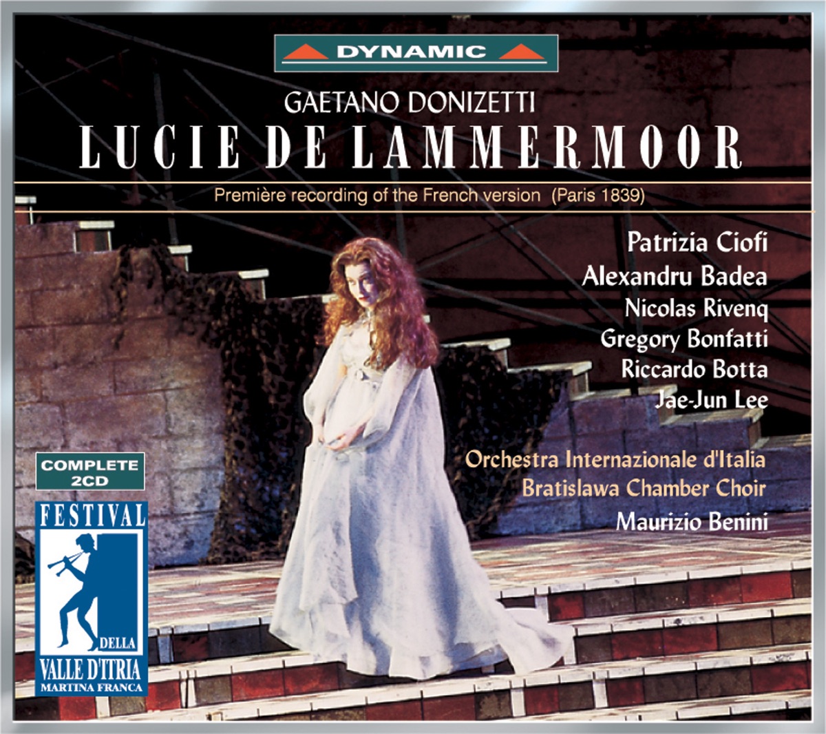 Donizetti: Lucie de Lammermoor (1893 French Version) by Nicolas Rivenq, Maurizio Benini, Italian International Orchestra & Bratislava Chamber Choir album cover