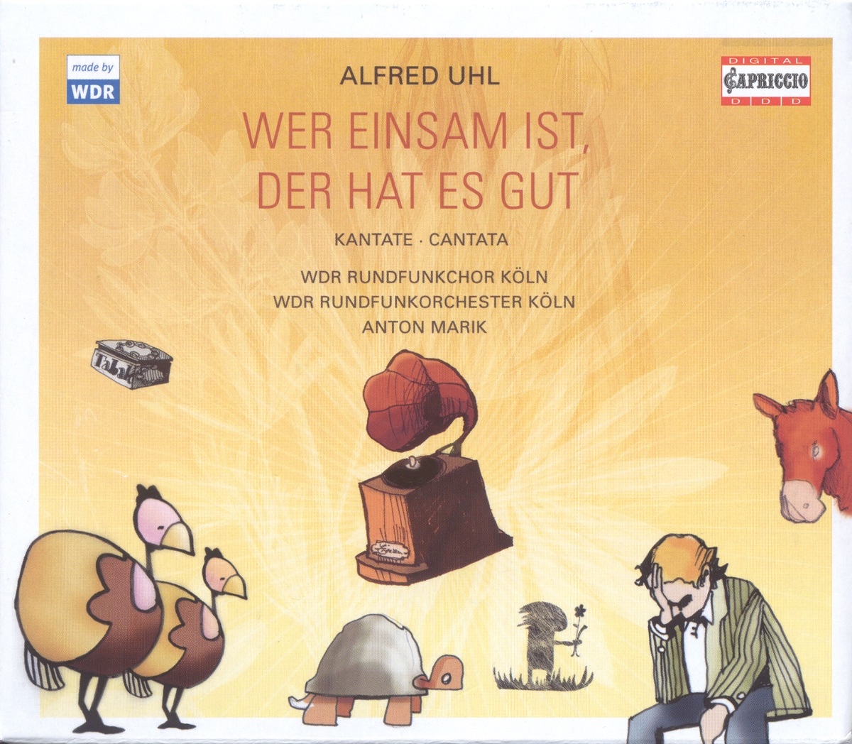Uhl: Wer Einsam Ist, Der Hat Es Gut by Gabriele Fontana, Cologne West German Radio Orchestra & Anton Marik album cover