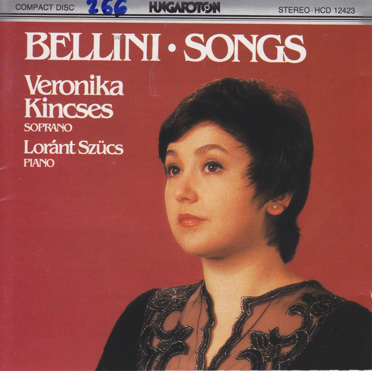 V. Bellini: Songs by Veronika Kincses & Loránt Szűcs album cover