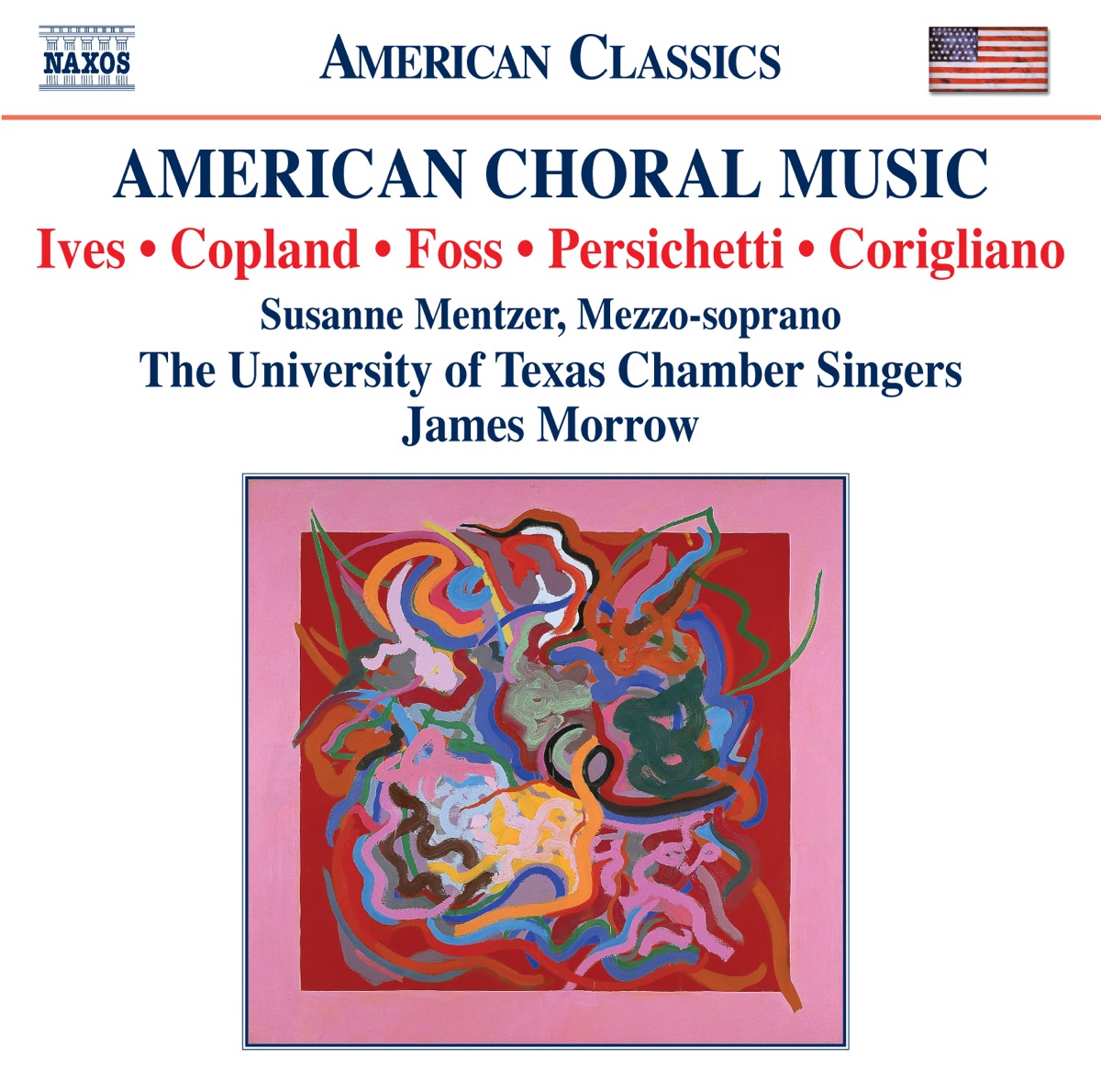 American Choral Music by Graeme Francis, Jeff Otto, Seung Won Cho, Stephen Martin, Susanne Mentzer, Thad Anderson, University of Texas Chamber Singers & University of Texas Orchestra album cover