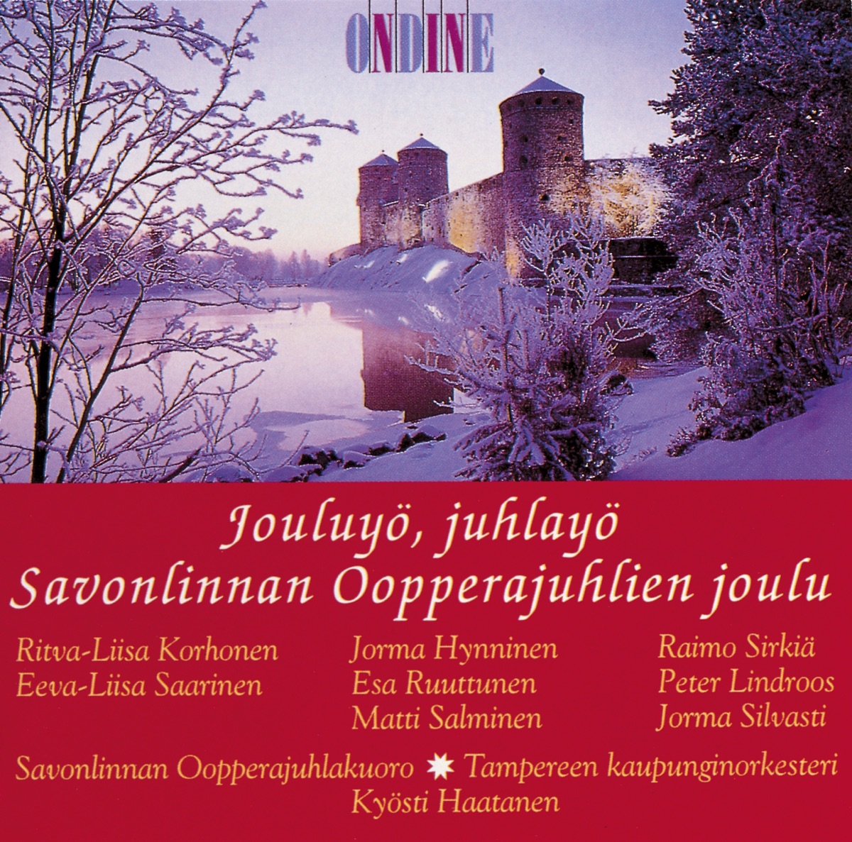 Christmas Songs by Finnish National Opera Chorus, Kyösti Haatanen & Tampere Philharmonic Orchestra album cover