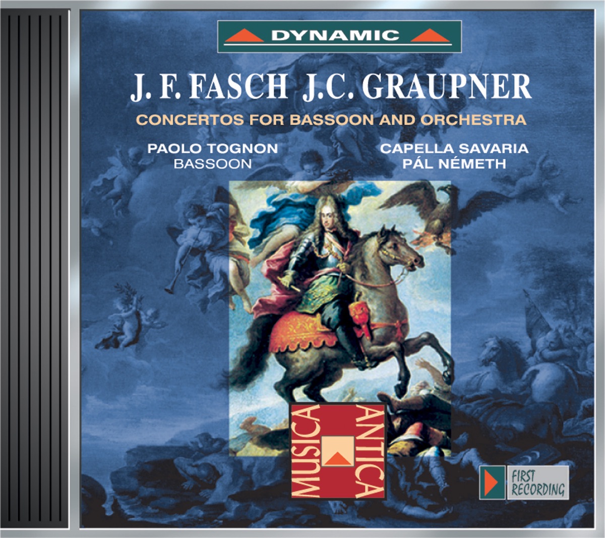 Fasch & Graupner: Bassoon Concertos by Pal Nemeth, Capella Savaria & Paolo Tognon album cover