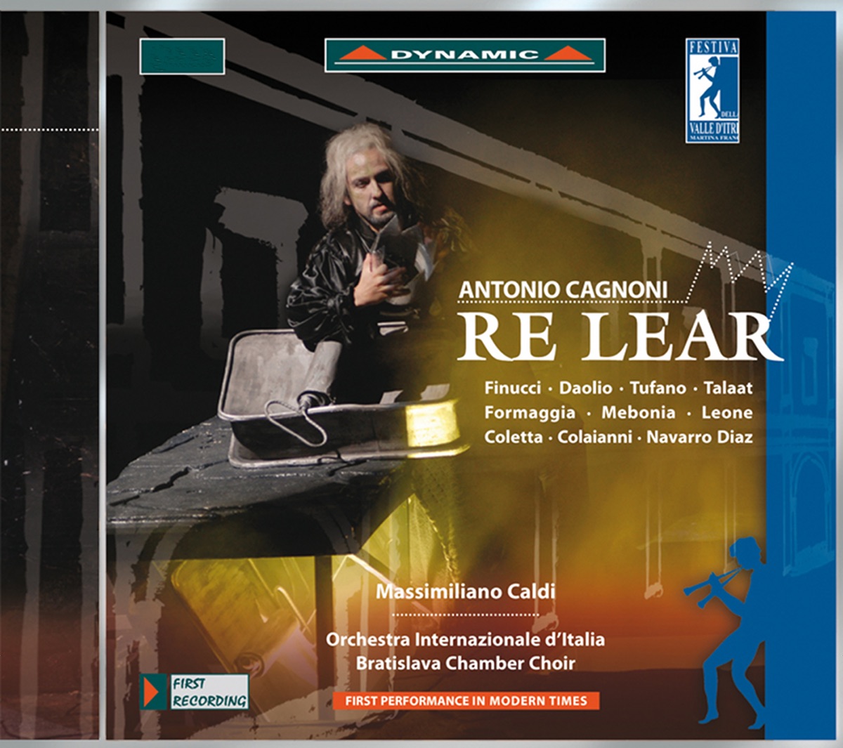Cagnoni: Re Lear (Caldi) by Eufemia Tufano, Bratislava City Chorus, Domenico Colaianni, Danilo Formaggia, Massimiliano Caldi, Serena Daolio, Orchestra Internazionale d'Italia, Vladimer Mebonia, Costantino Finucci, Rasha Talaat, Maria Leone, Omar Jokhadze & Cristian Camillo Navarro Diaz album cover