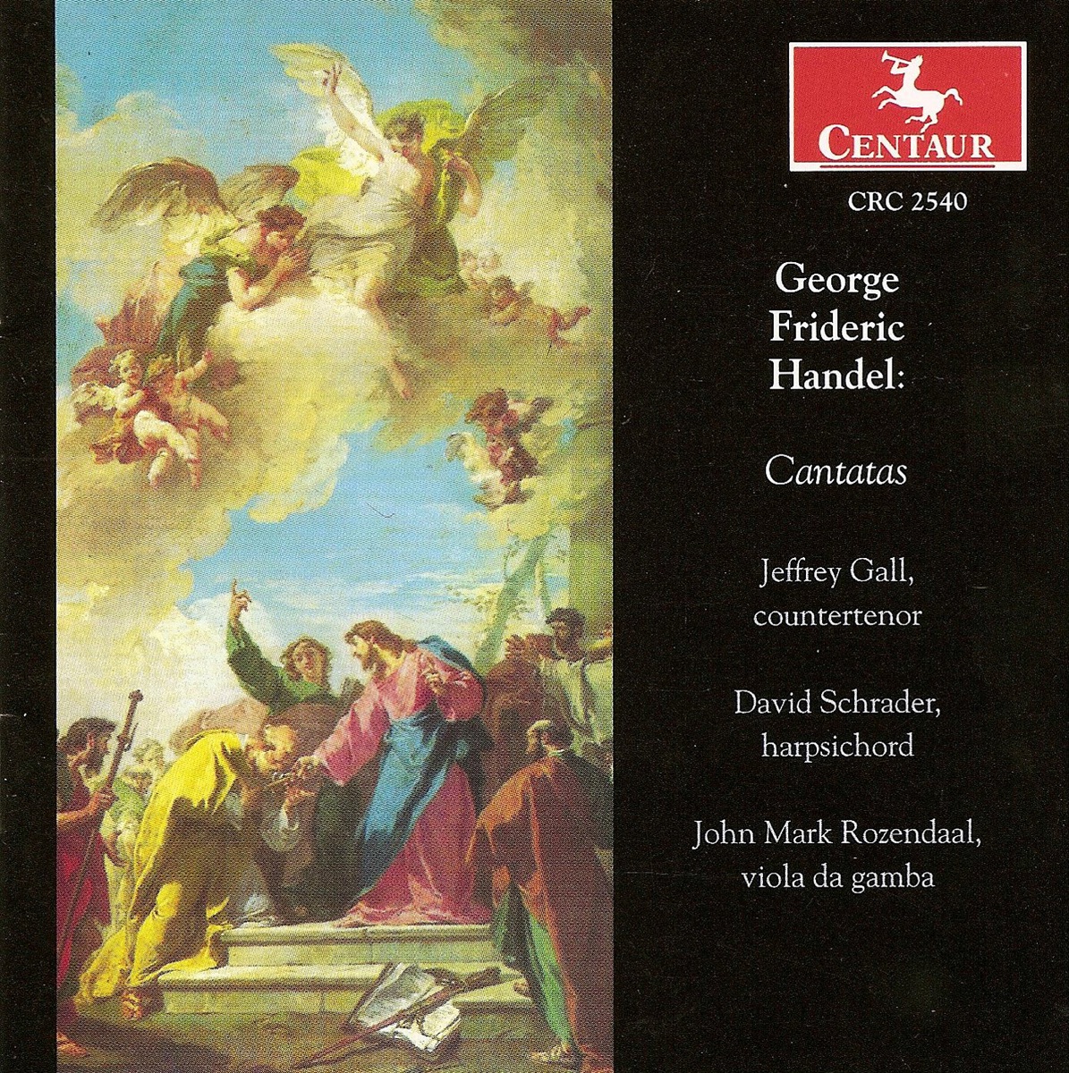 Handel, G.F.: Cantatas - Hwv 91A, 109, 112, 118, 120B, 121A, 135B, 164A by Jeffrey Gall, John Mark Rozendaal & David Schrader album cover