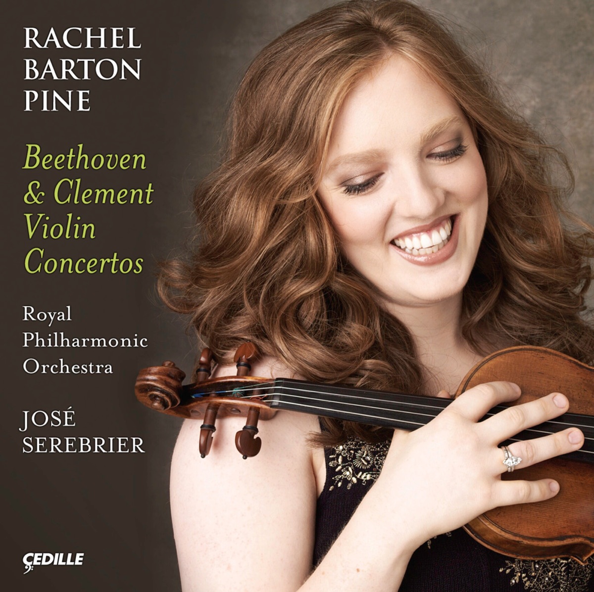 Clement, F.: Violin Concerto - Beethoven, L. Van: Violin Concerto, Op. 61 by Rachel Barton Pine, José Serebrier & Royal Philharmonic Orchestra album cover