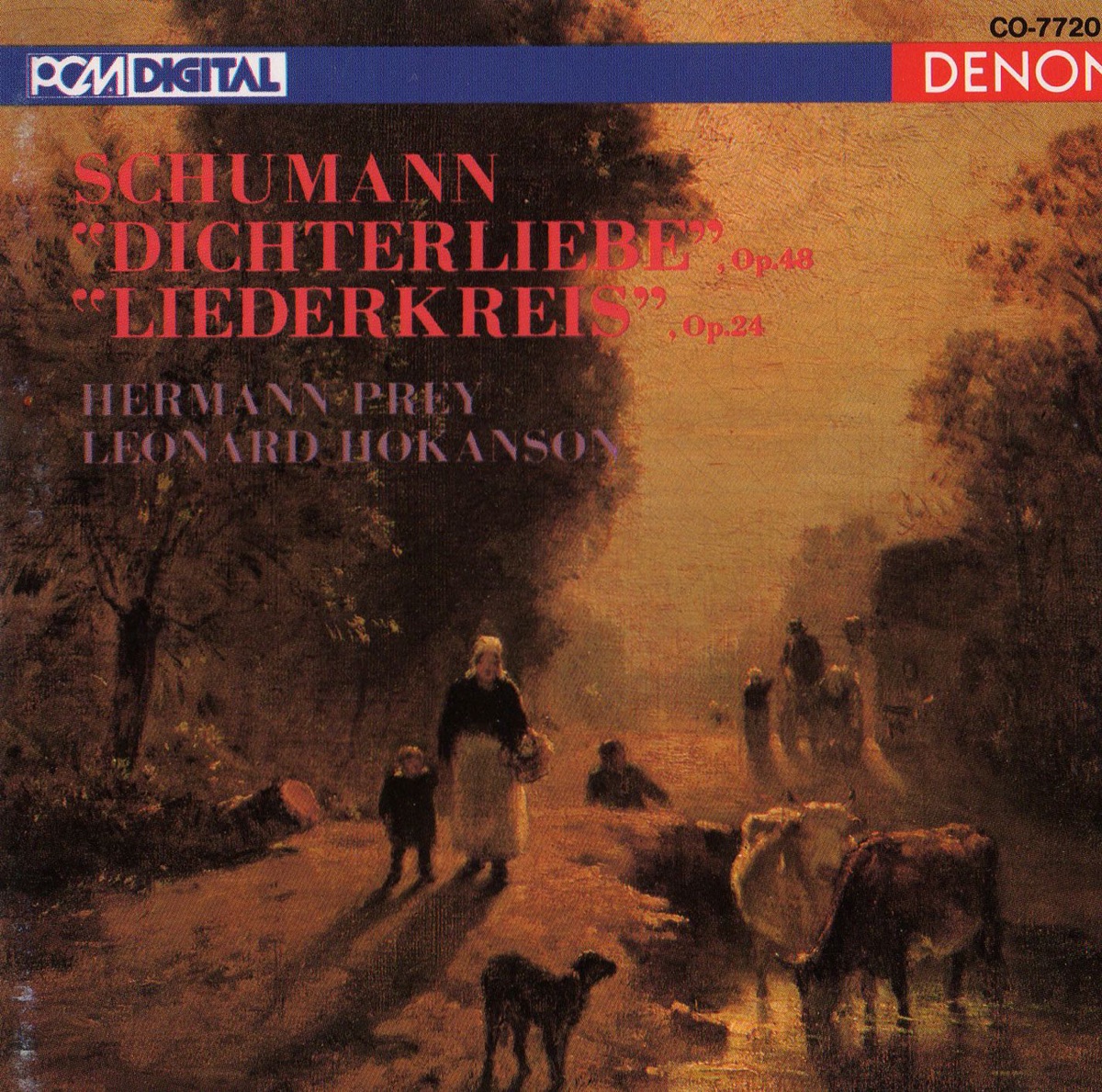 Schumann: "Dichterliebe", Op. 48 & "Liederkreis", Op. 24 by Hermann Prey & Leonard Hokanson album cover