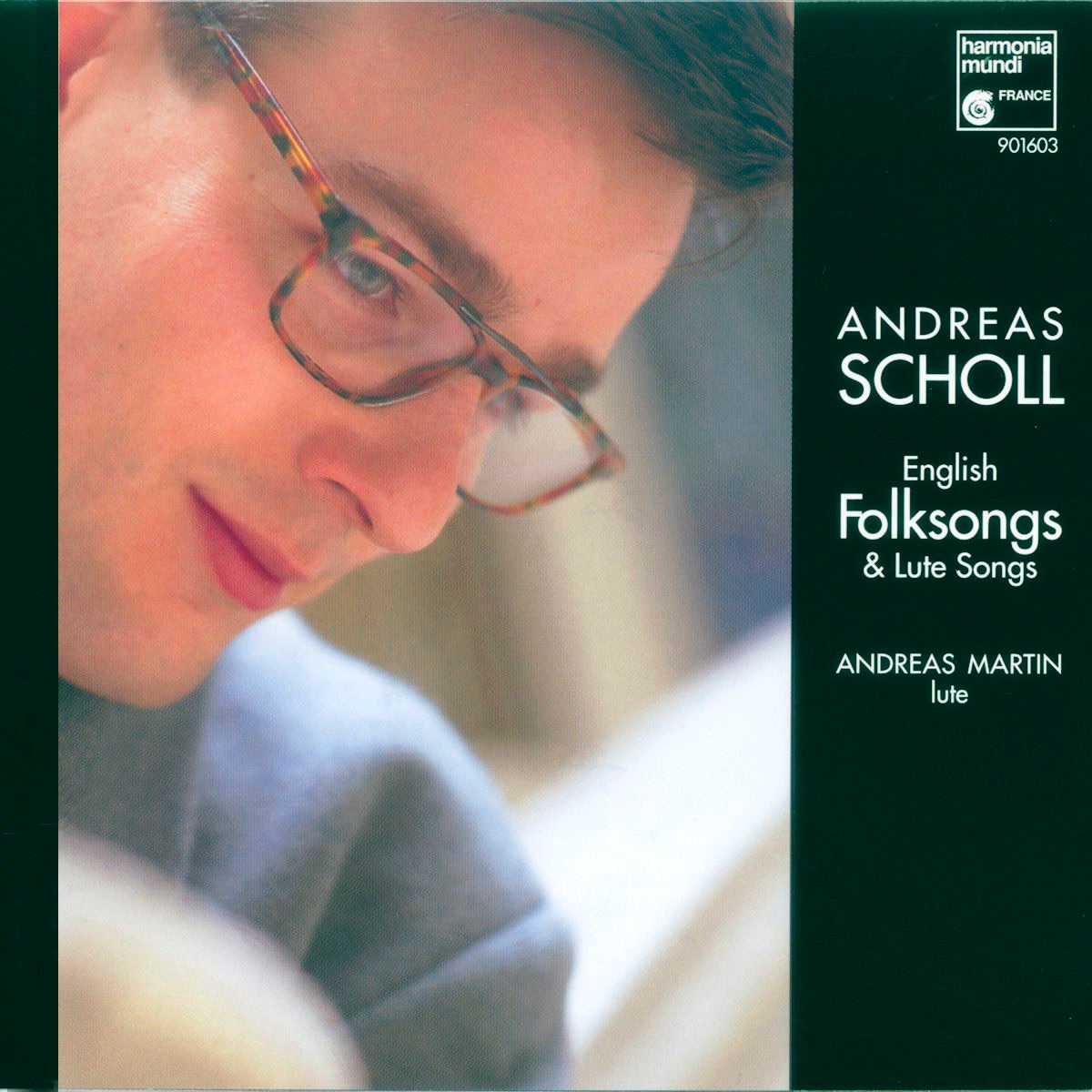 English Folksongs & Lute Songs by Andreas Scholl album cover