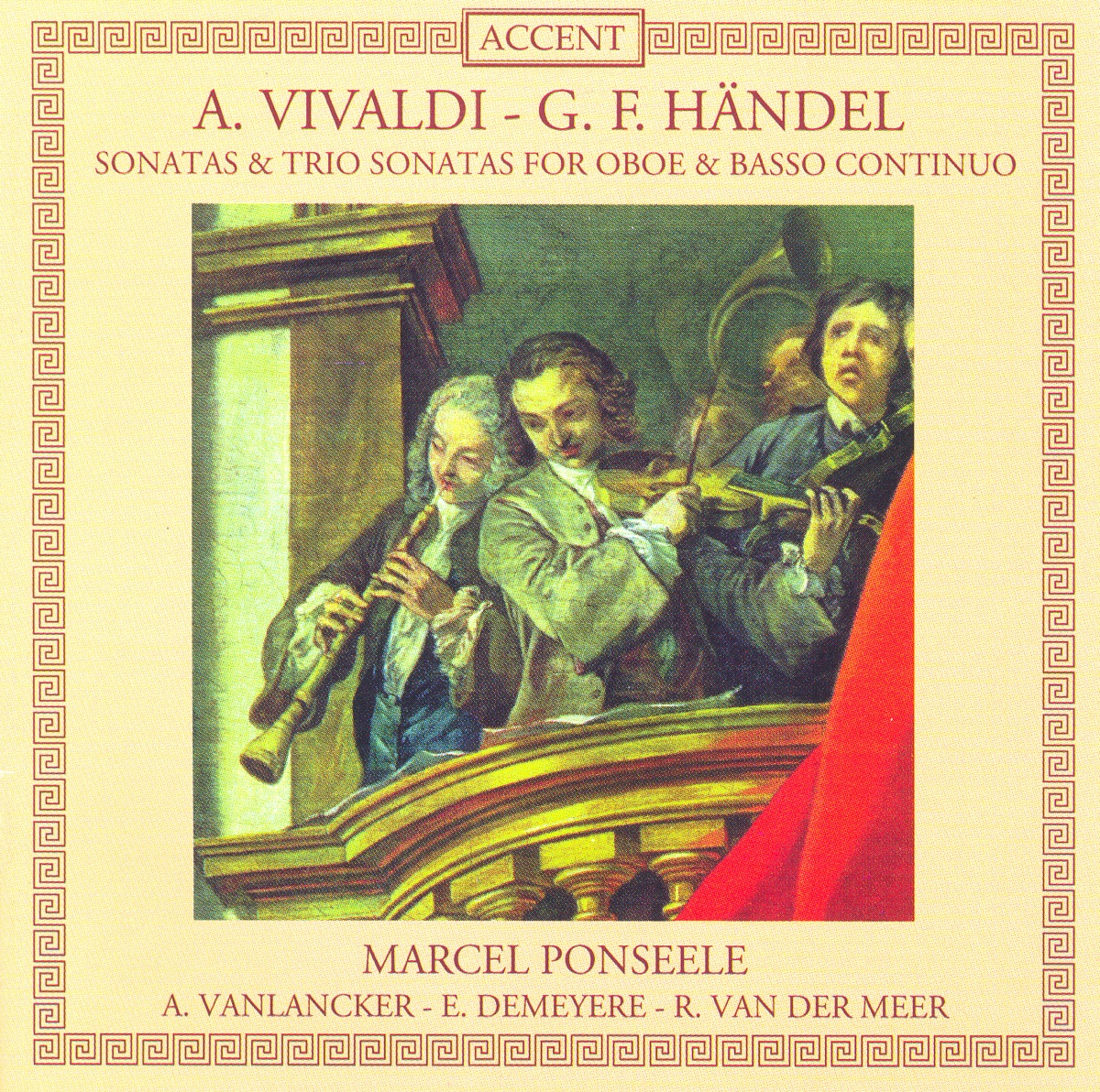Chamber Music - Handel, G. - Vivaldi, A. by Marcel Ponseele, Ewald Demeyere, Richte Van Der Meer & Ann Vanlancker album cover