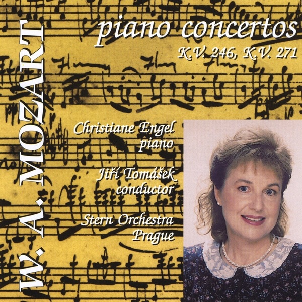 Mozart Piano Concertos: Piano Concerto No. 8 in C major, KV 246; Piano Concerto No. 9 in E flat, KV 271 by Jiri Tomasek, Christiane Engel & The Stern Orchestra album cover