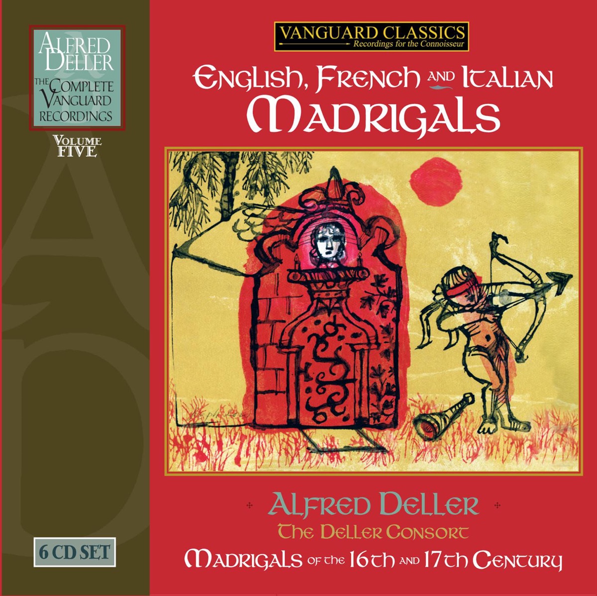 Alfred Deller: Madrigals, Complete Deller Vol. 5 by Alfred Deller & Deller Consort album cover