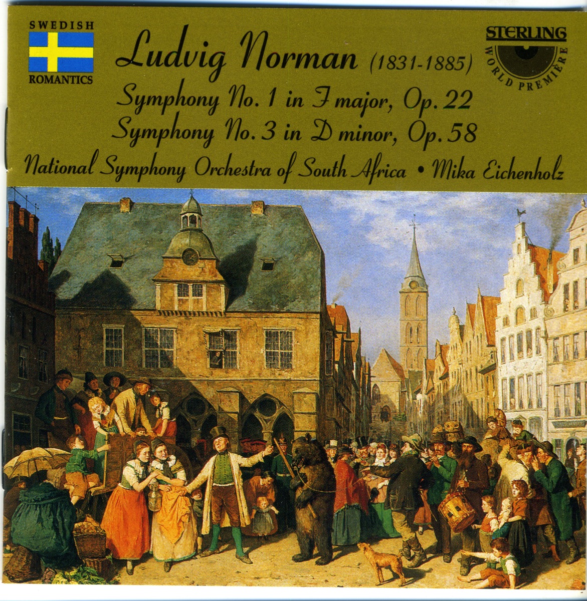 Ludvig Norman: Symphony No.1 In F Major, Op.22, Symphony No. 3 In D M by Mika Eichenholz & Ludvig Norman album cover