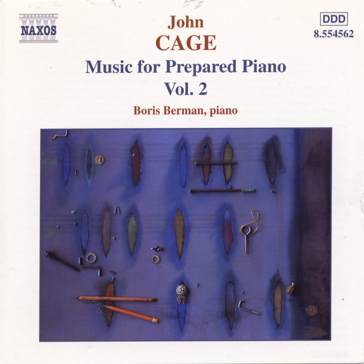 Cage: Music for Prepared Piano by Boris Berman album cover