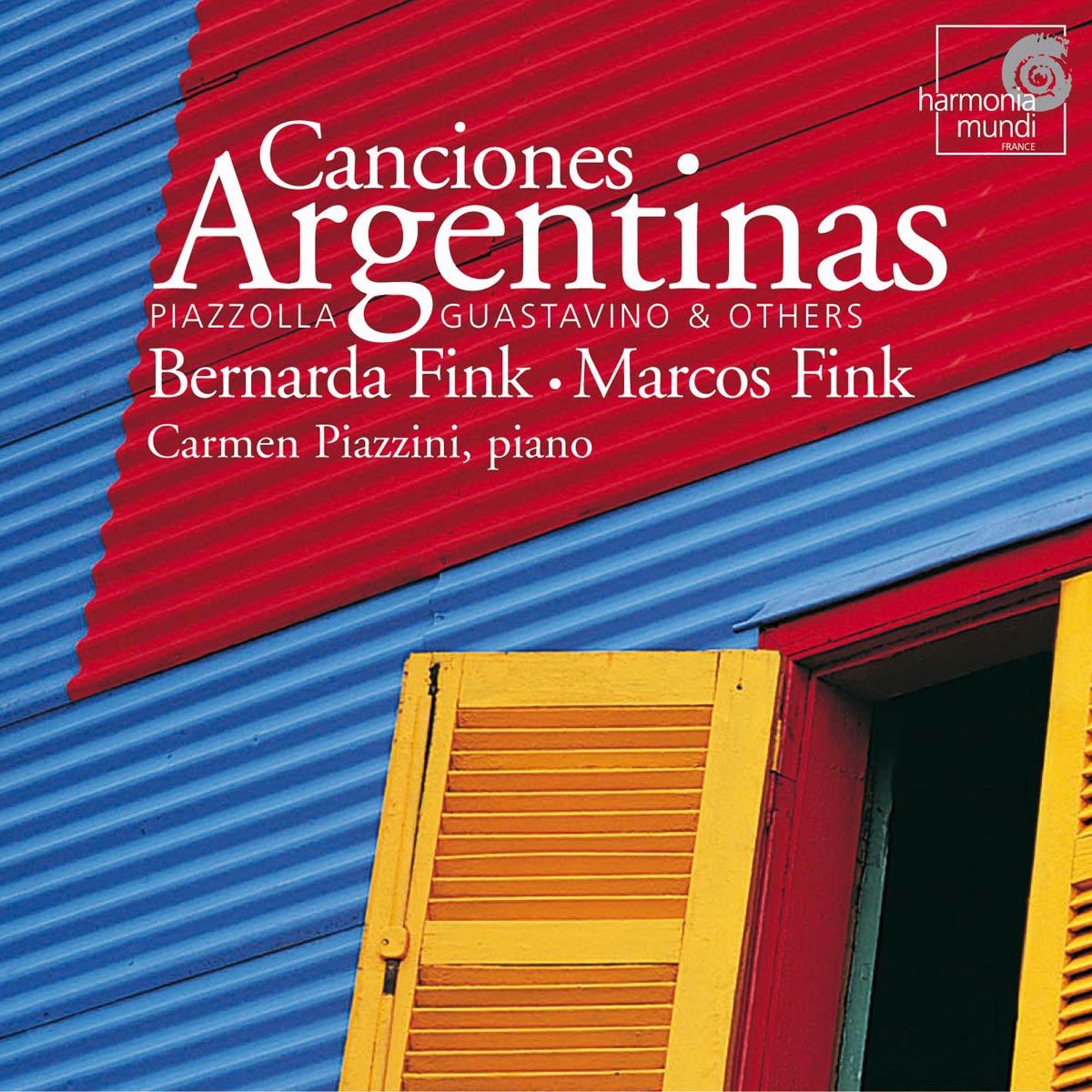 Canciones argentinas by Bernarda Fink, Carmen Piazzini & Marcos Fink album cover
