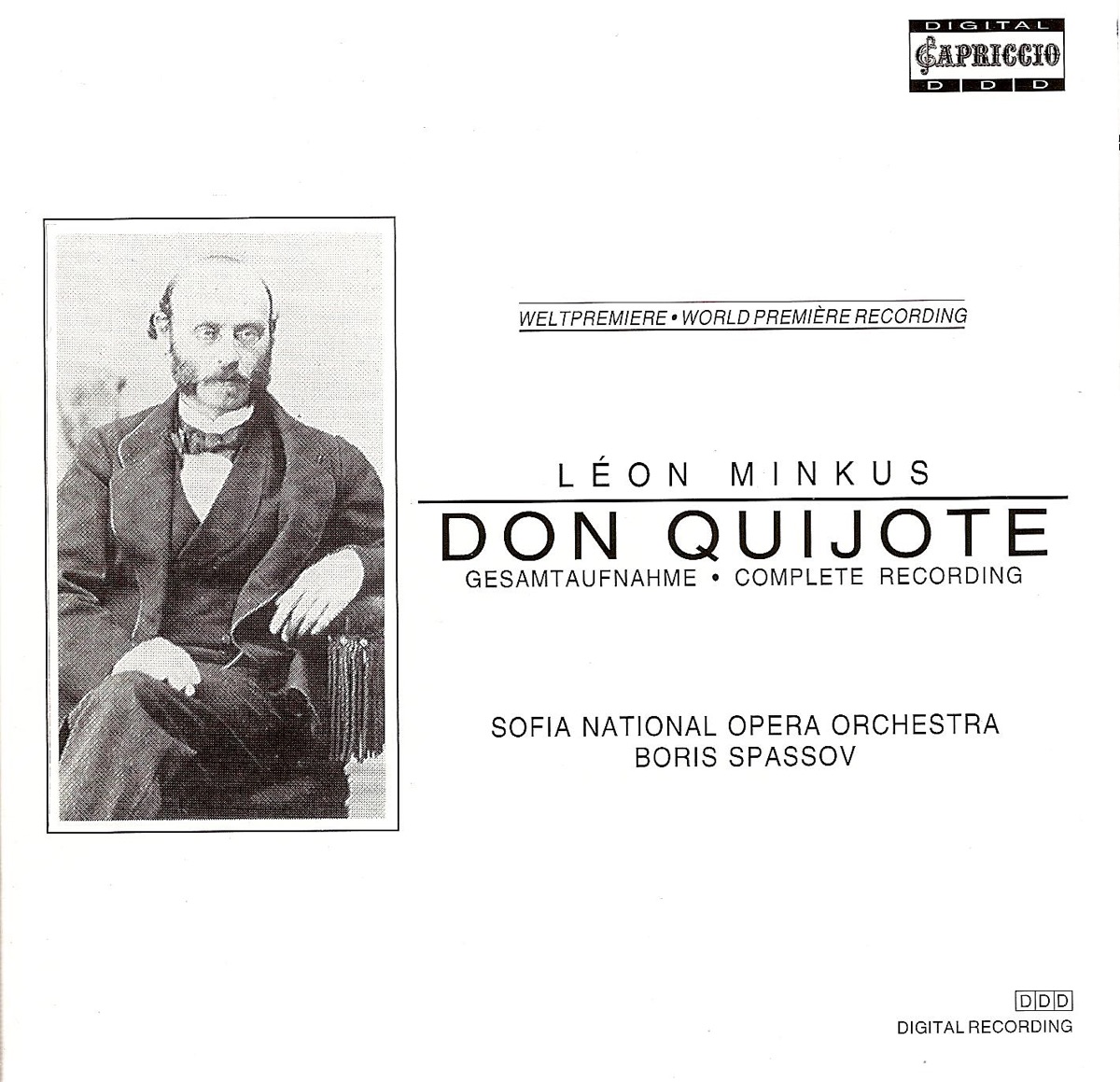 Minkus: Don Quixote by Sofia National Opera Orchestra & Boris Spassov album cover