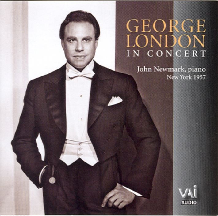 George London in Concert (Historic Recording - 1957) by George London & John Newmark album cover