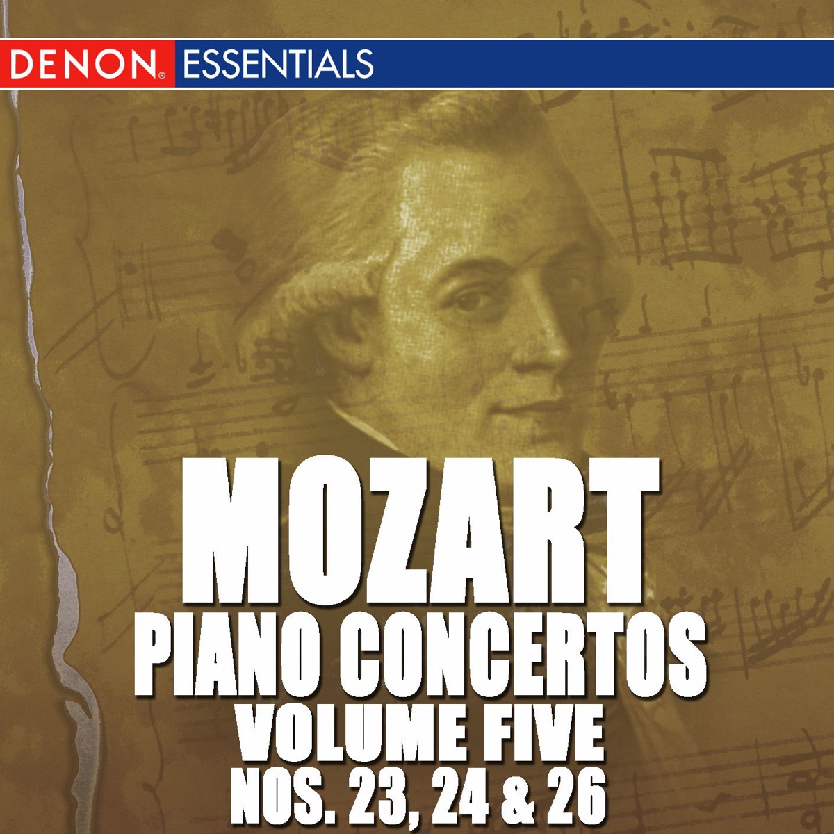 Mozart: Piano Concertos - Vol. 5 - 23, 24 & 26 by Mozart Festival Orchestra album cover
