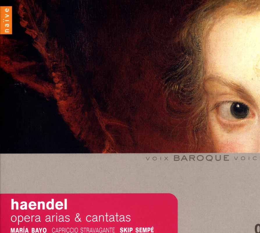 Haendel: Opera Arias & Cantatas by María Bayo, Capriccio Stravagante & Skip Sempé album cover