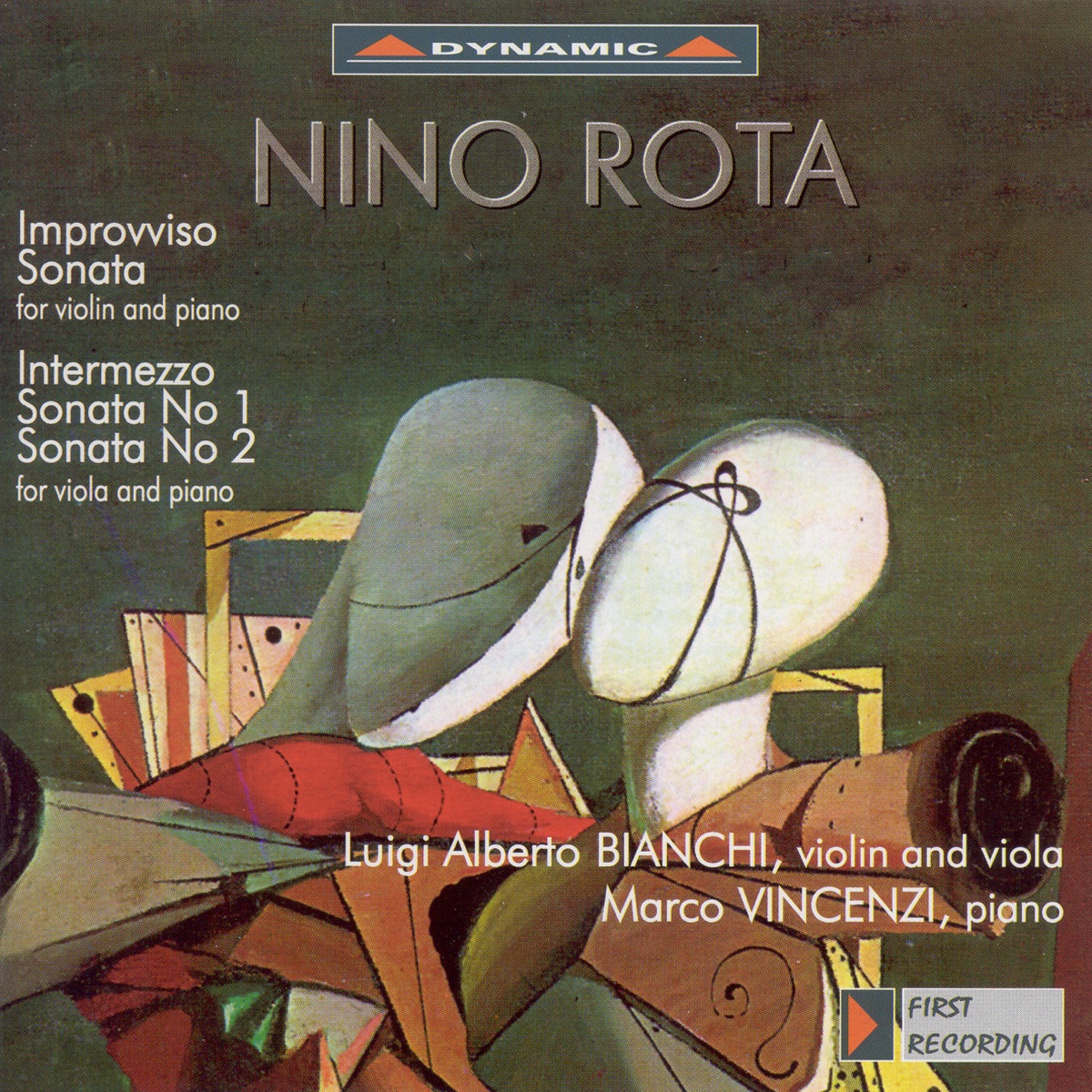 Rota: Viola Sonatas Nos. 1 and 2, Violin Sonata, Improvviso & Intermezzo by Luigi Alberto Bianchi & Marco Vincenzi album cover