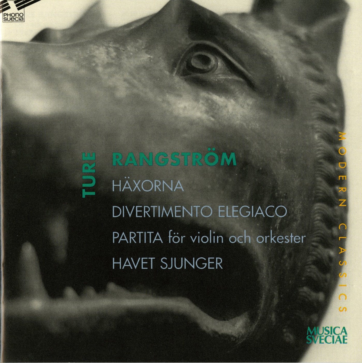 Rangstrom: Haxorna - Divertimento elegiaco - Partita för violin och orkester - Havet sjunger by Karin Ingeback, Hannu Koivula, Swedish Radio Symphony Orchestra, Leif Segerstam, Bernt Lysell & Niklas Willen album cover