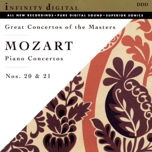 Mozart: Piano Concertos Nos. 20 & 21 "Elvira Madigan" by Orchestra New Philharmony St. Petersburg, Pavel Jegorov, Alexander Titov & Sergej Uruwajew album cover