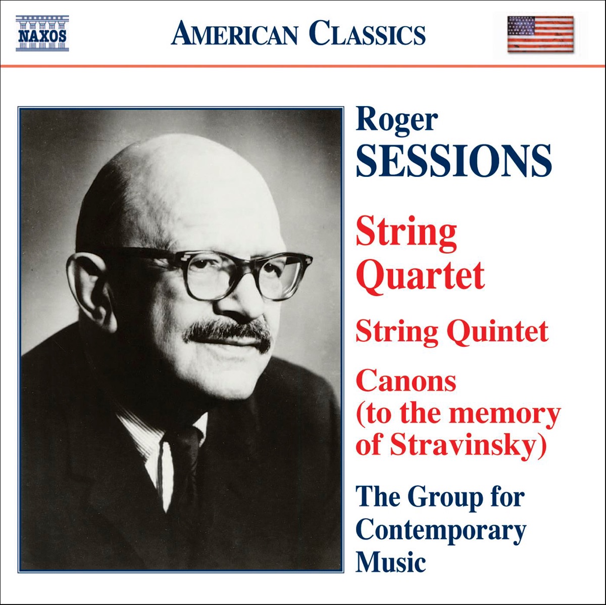 Sessions: String Quintet - String Quartet No. 1 - Canons (to the memory of Igor Stravinsky) by The Group for Contemporary Music album cover