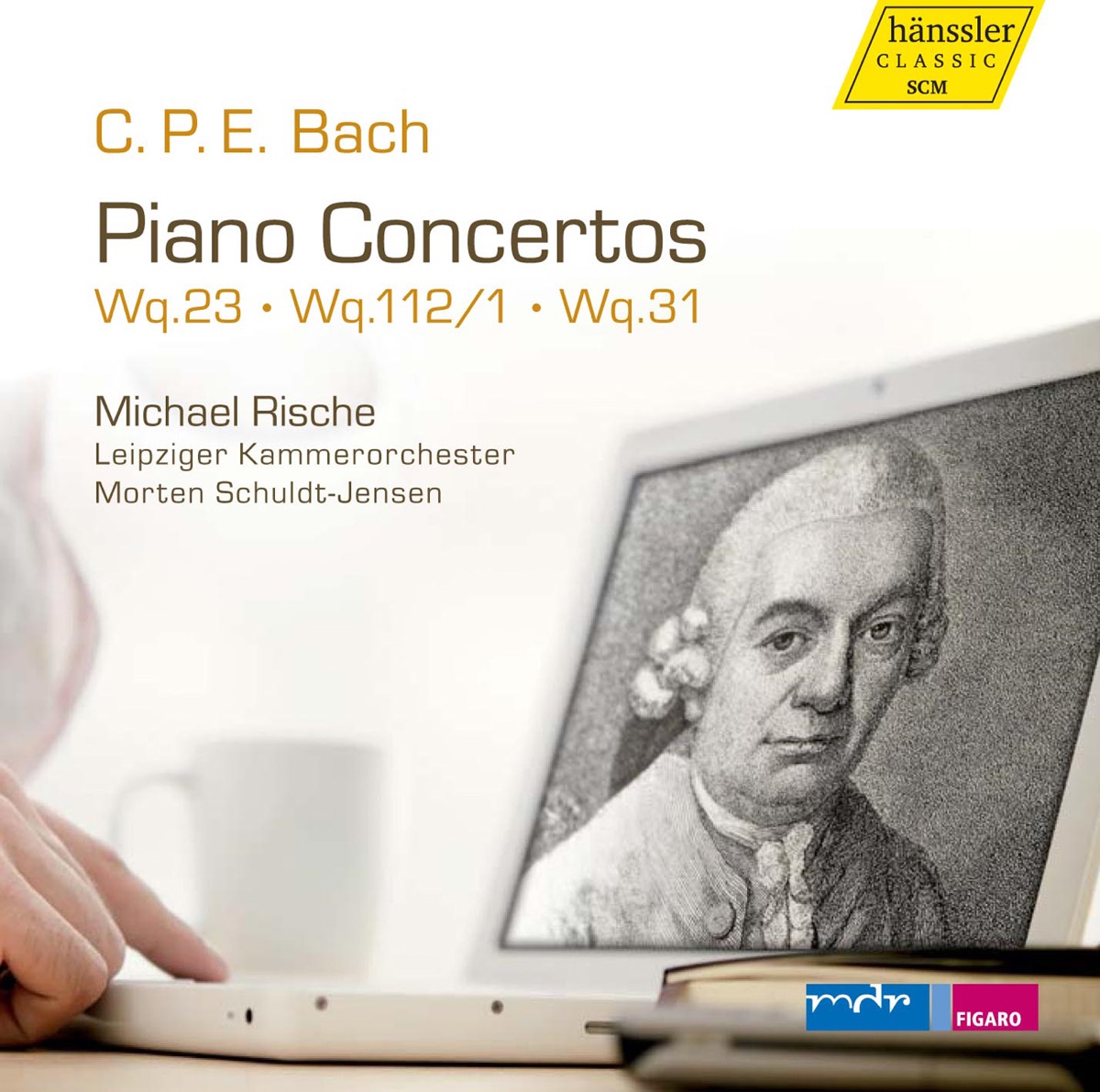 C.P.E. Bach: Piano Concertos by Morten Schuldt-Jensen, Leipzig Chamber Orchestra & Michael Rische album cover