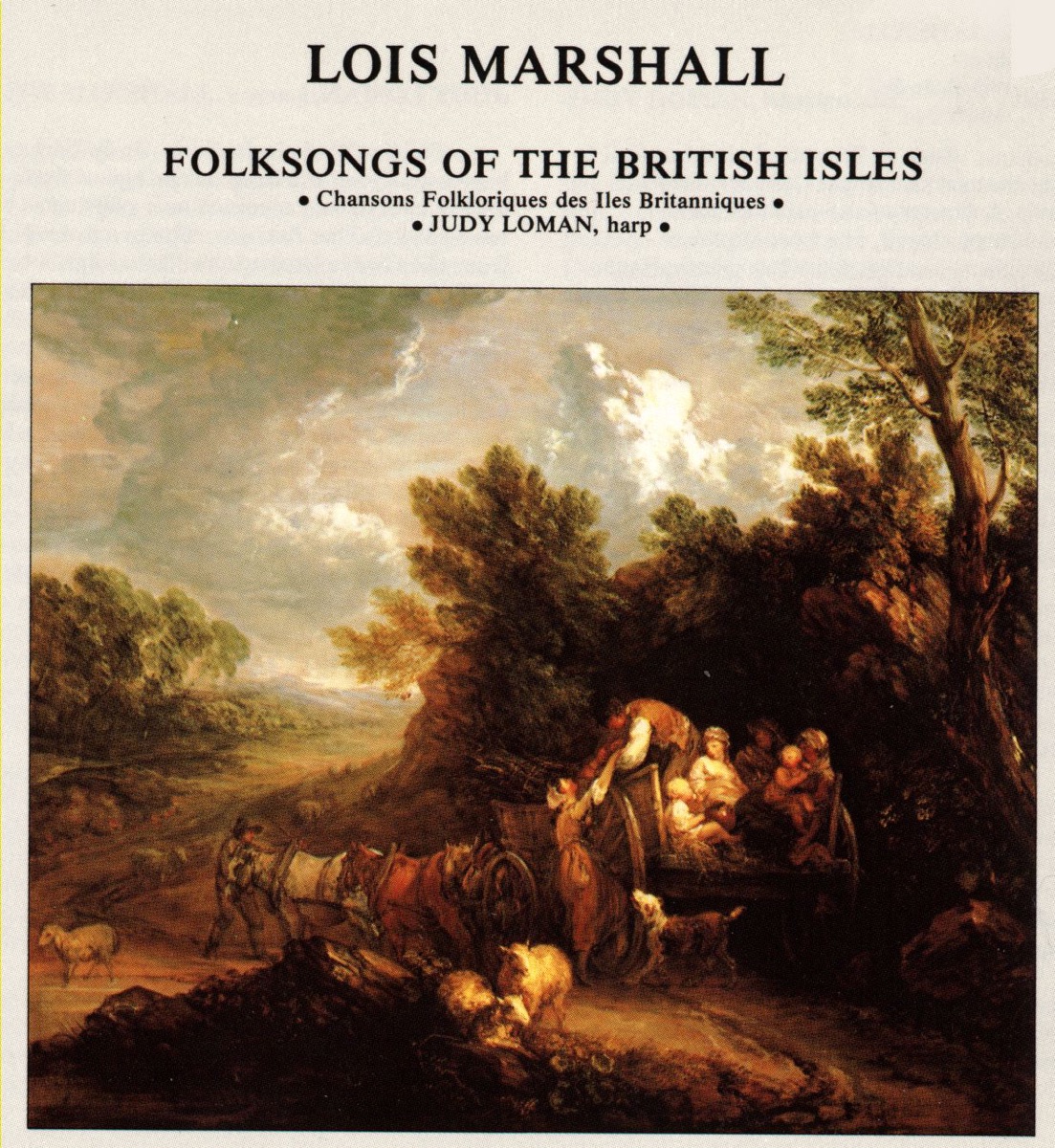 Folksongs of the British Isles by Judy Loman & Lois Marshall album cover